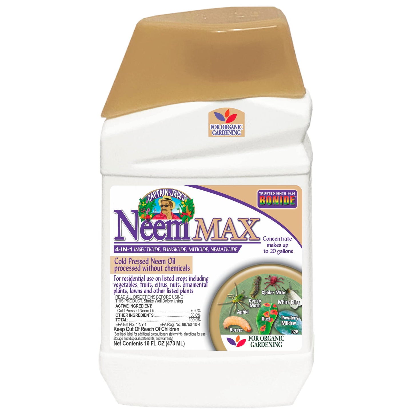 Captain Jack's Neem Max - 16oz