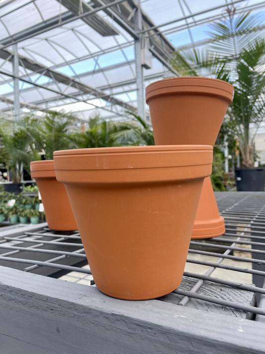 6" German Terracotta Standard Pot