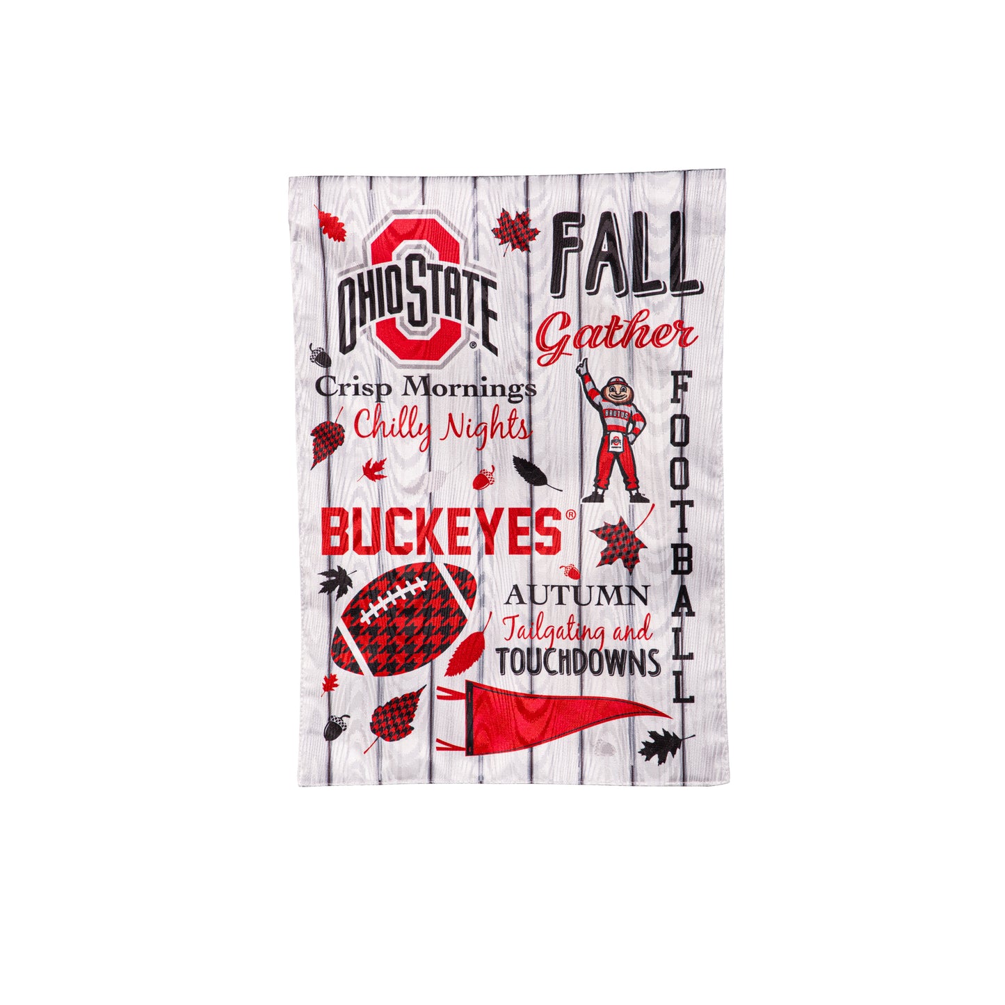 Ohio State University Fall Garden Flag
