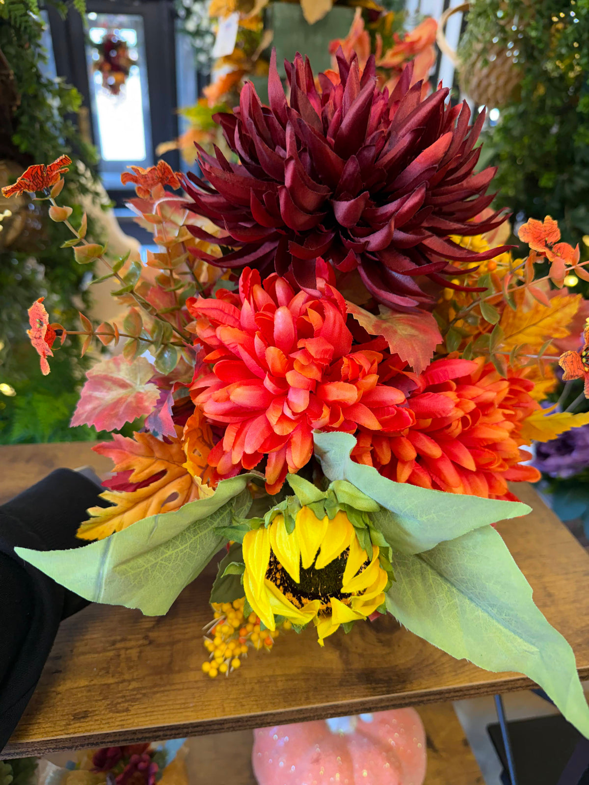 Fall Tabletop Design in Birch Square