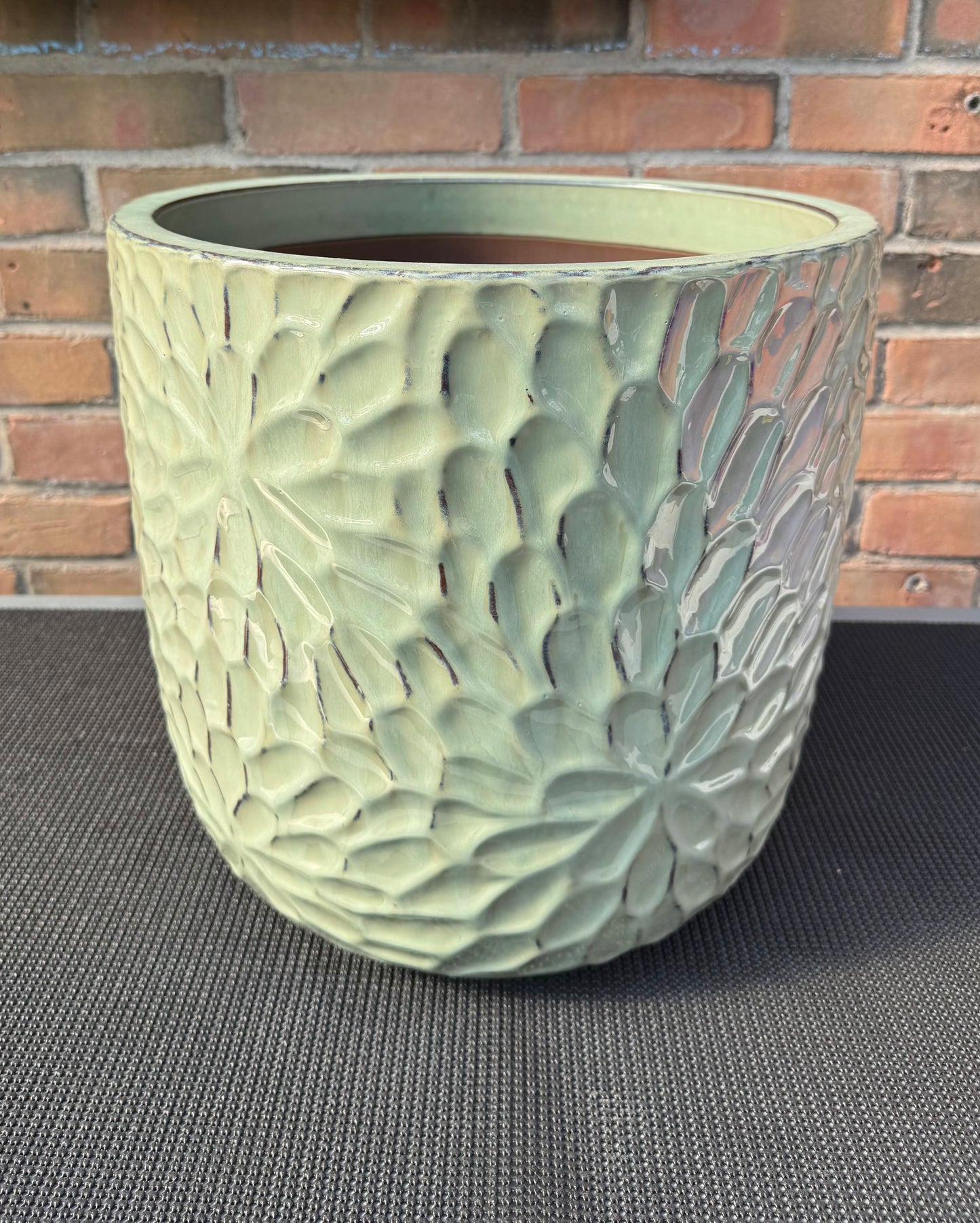 14.75" Fauna Planter - Chalk Green