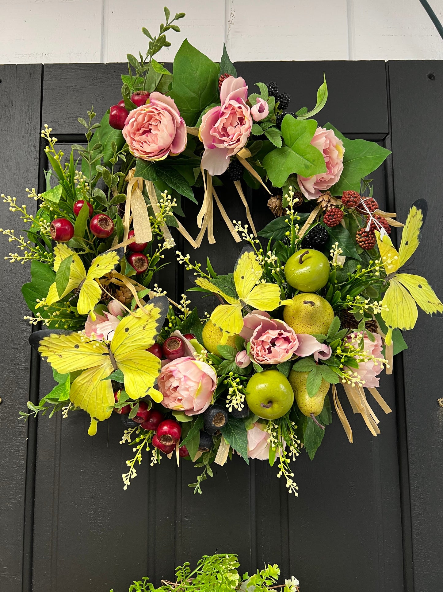 Fruit & Butterflies Wreath