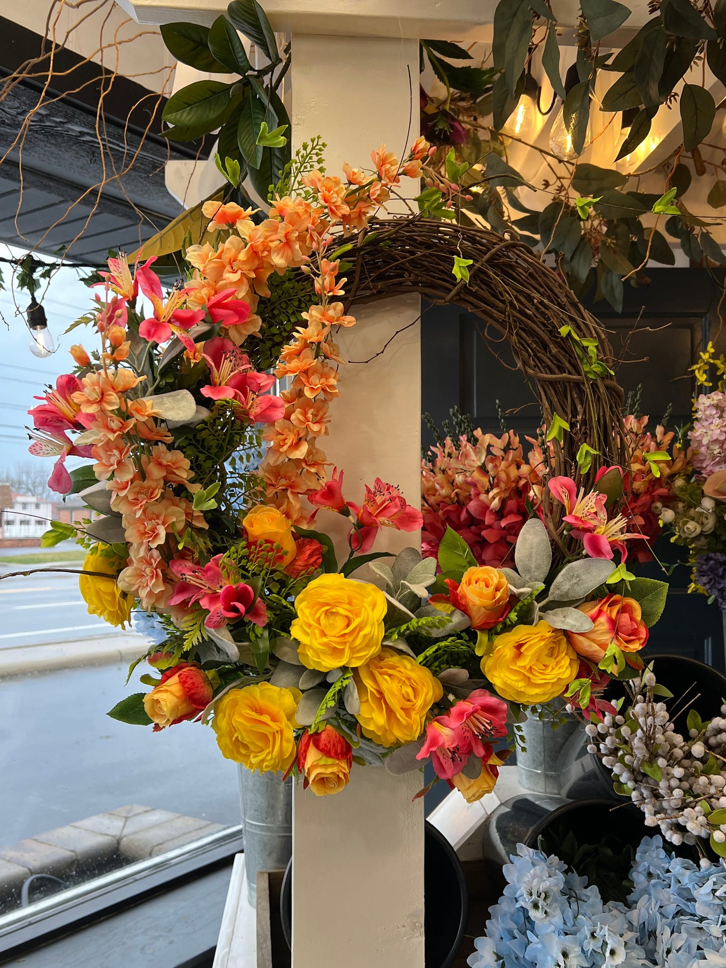 Yellow & Pink Wreath