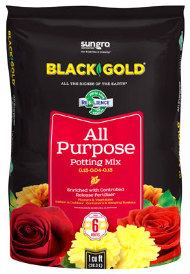 Black Gold® All Purpose Potting Mix - 8 Quart