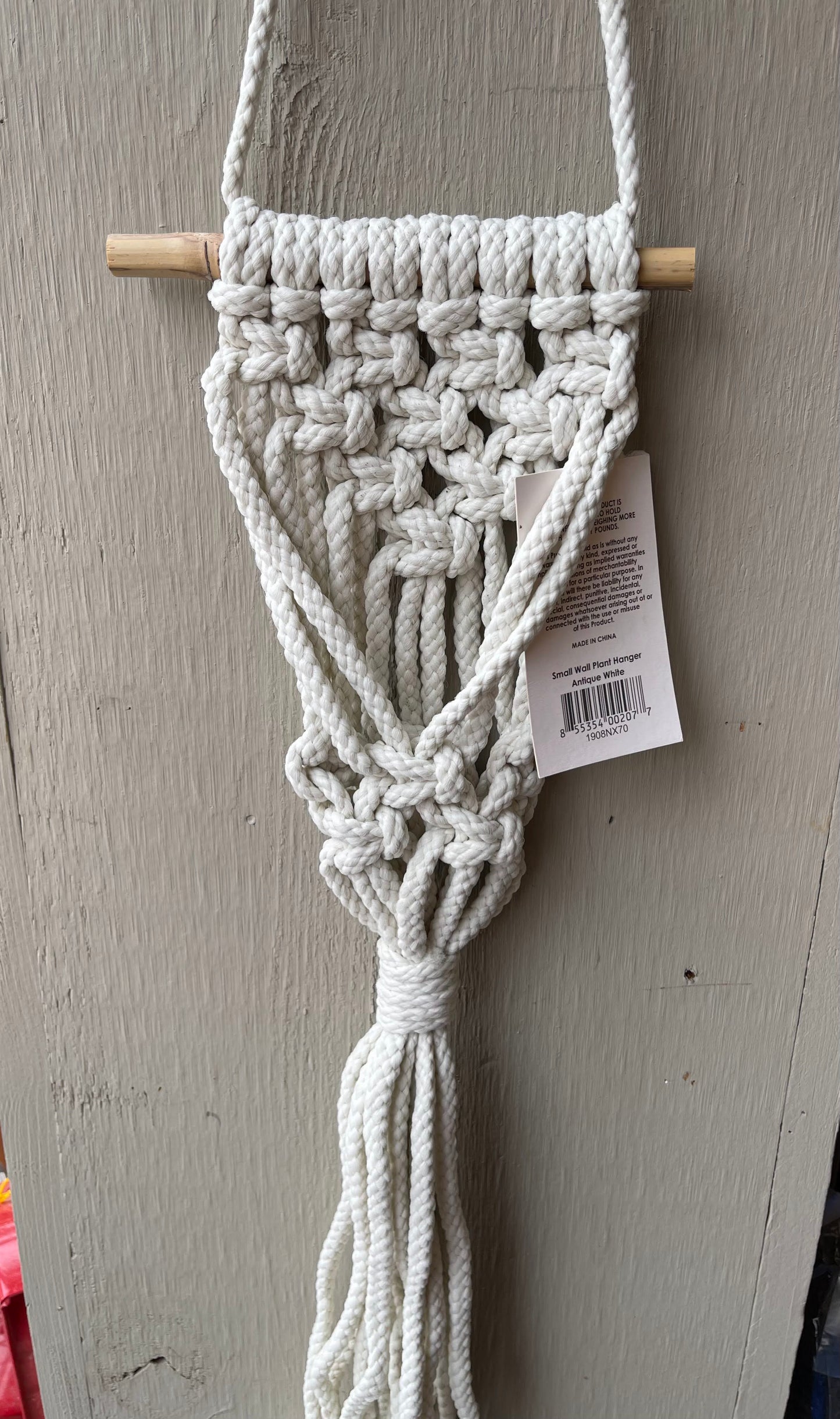 Macrame Wall Planter - Small
