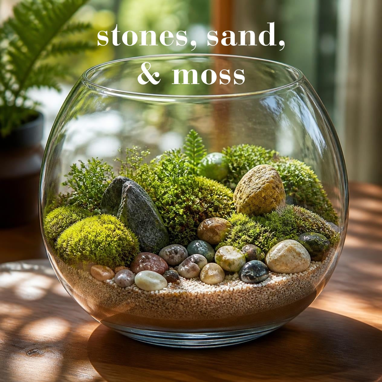 Stones, Sand, & Moss