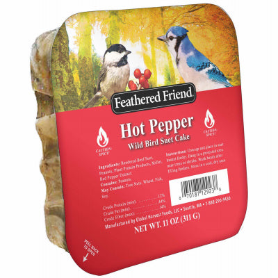 11oz Hot Pepper Suet Wild Bird Food