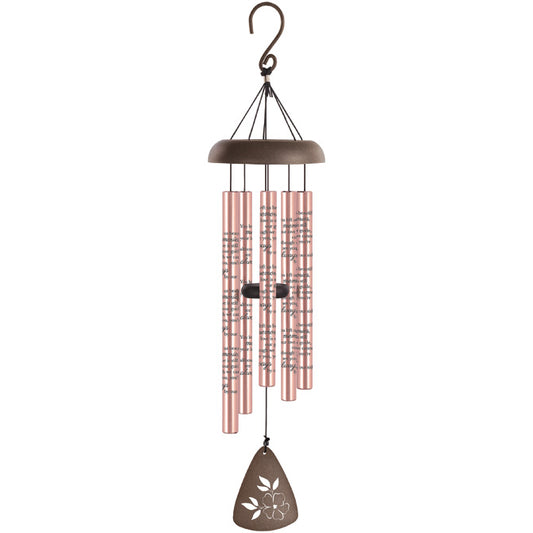 30" Rose Gold Sonnet Chime - "Beautiful Memories"