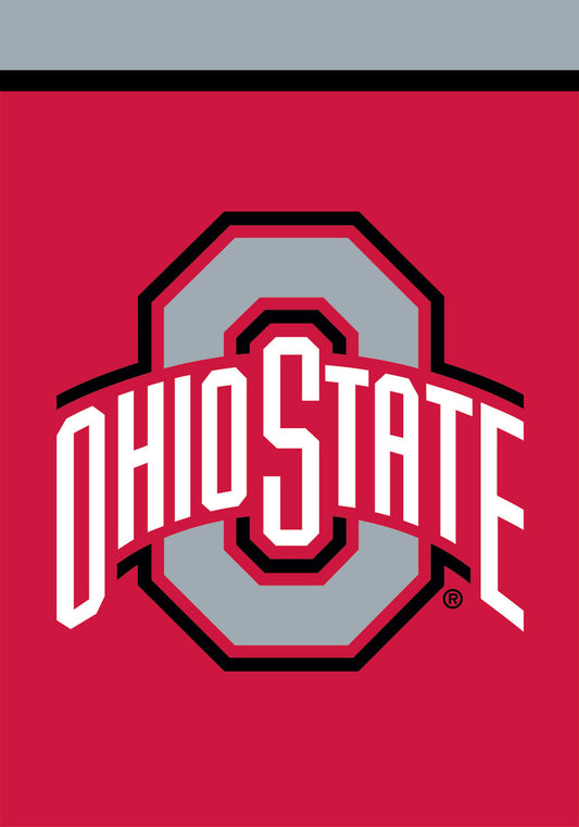 Ohio State Buckeyes Garden Flag