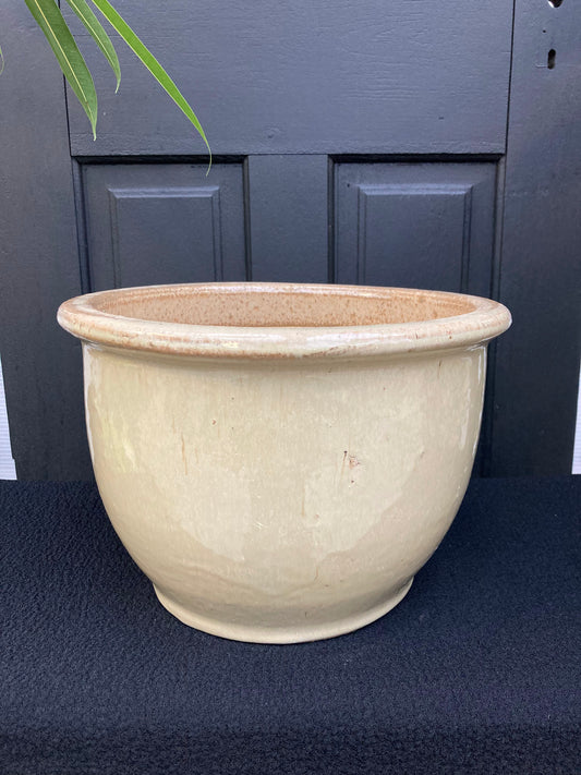 11.75" Cream Malay Planter