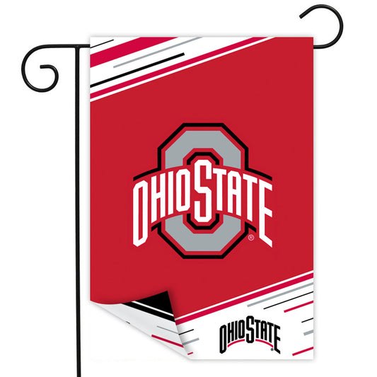 Ohio State University Double-Sided Garden Flag