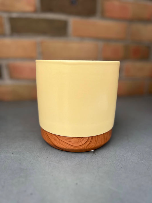 5.3" Madera Cylinder - Light Yellow