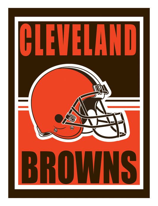 15.5" Cleveland Browns Metal Wall Sign