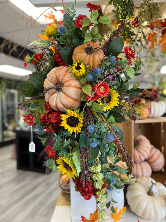 Sunflowers, Pumpkins, & Cabbage