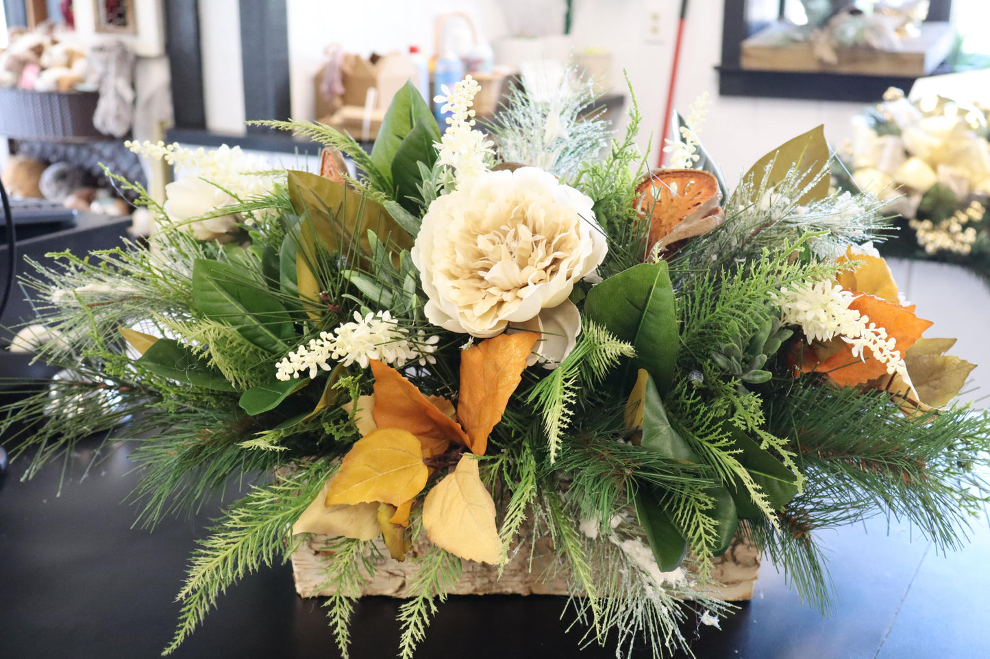 Magnolia & Oranges Centerpiece