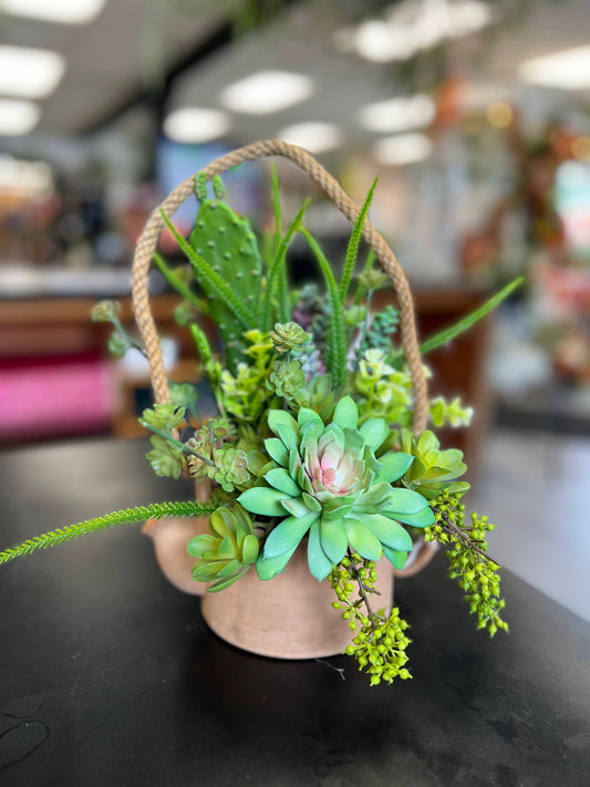 Hanging Succulent Kettle