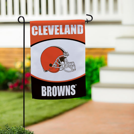 Cleveland Browns Suede Garden Flag