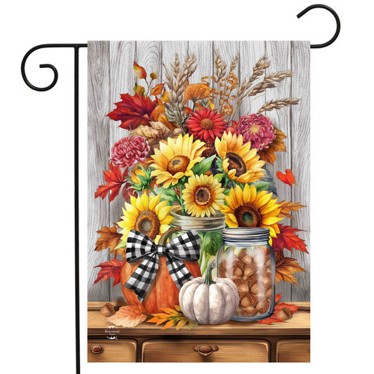 Sunflowers & Mums Garden Flag