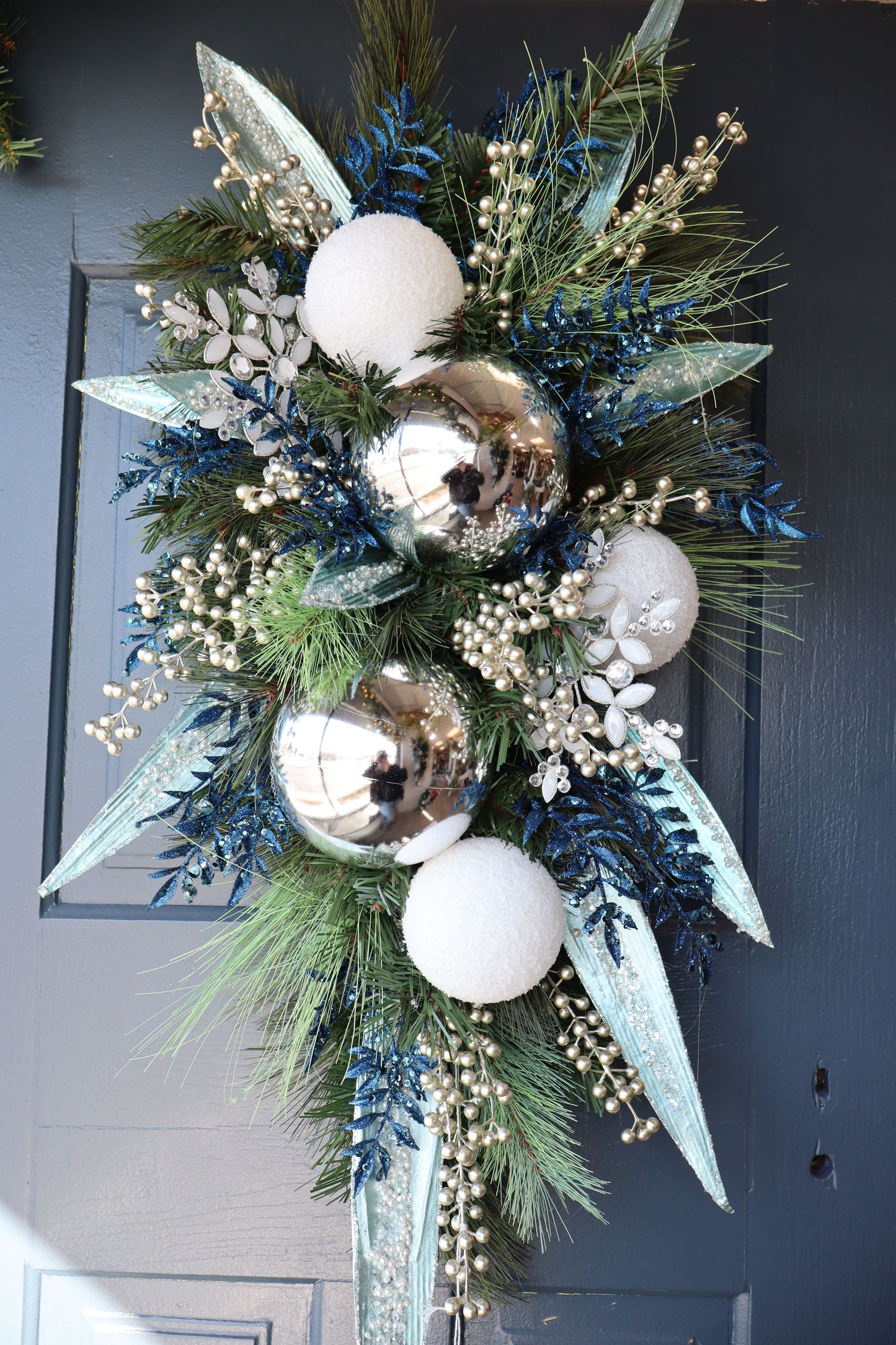 Blue, White, & Silver