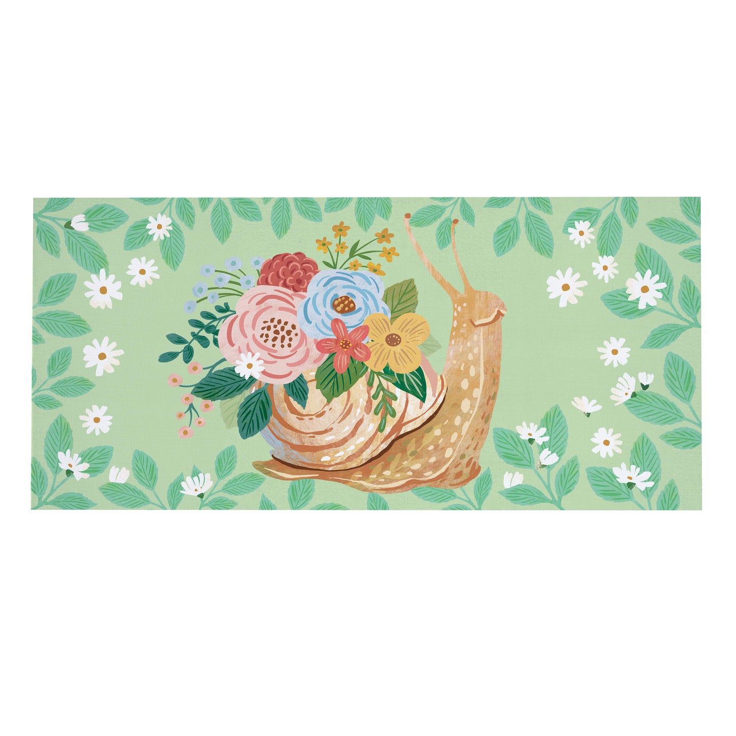 What She Shed Blooming Snail Sassafras Switch Mat
