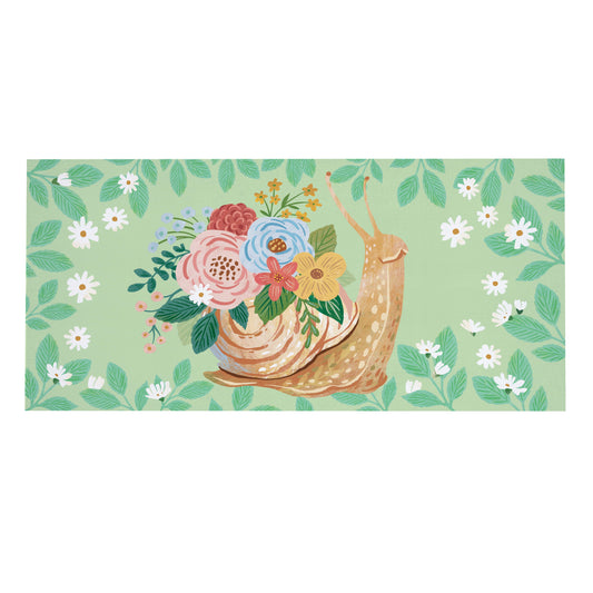 What She Shed Blooming Snail Sassafras Switch Mat