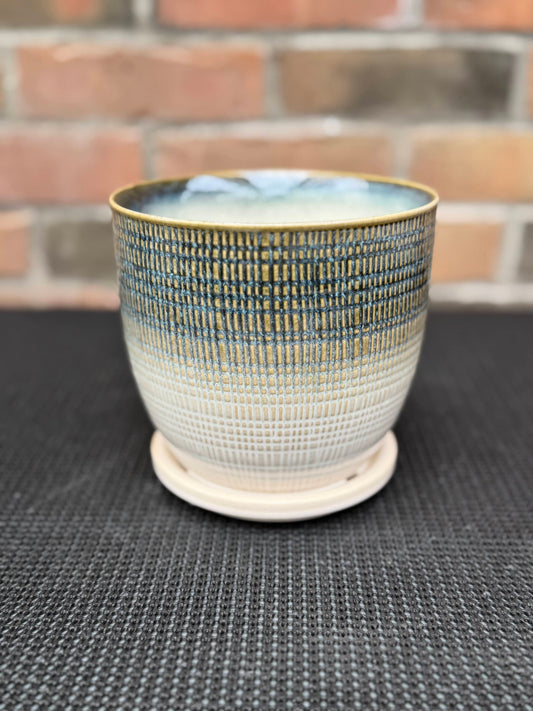 5.5" Beatrice Planter - Blue