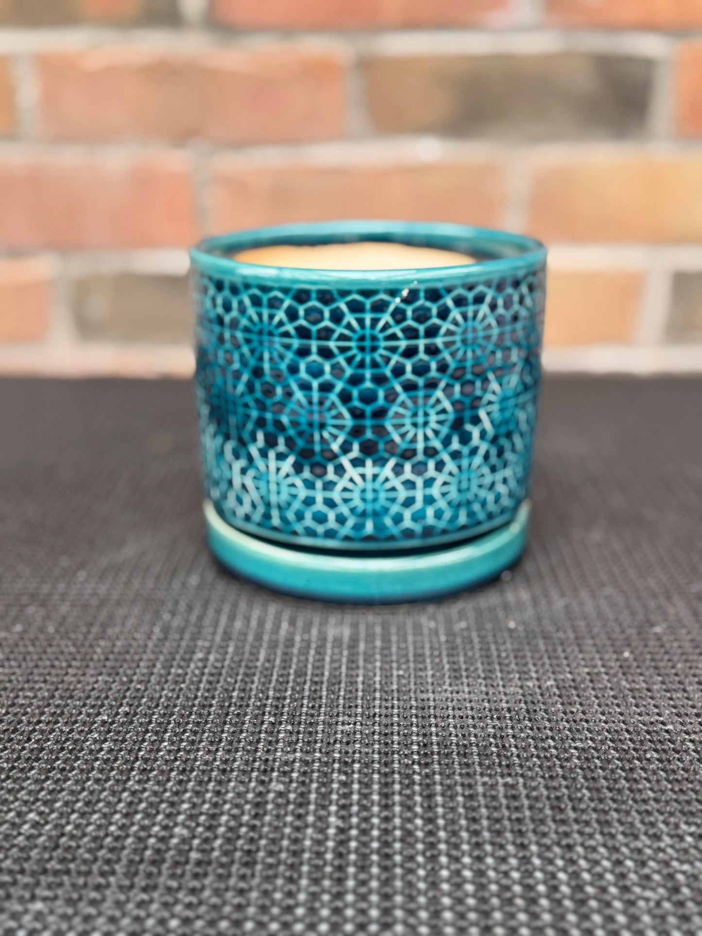 5" Amelia Cylinder - Turquoise