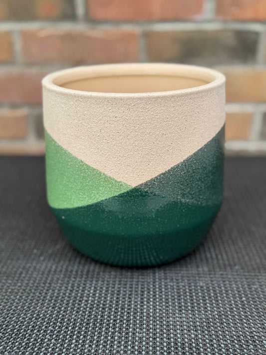 7" Iscoceles Pot - Green