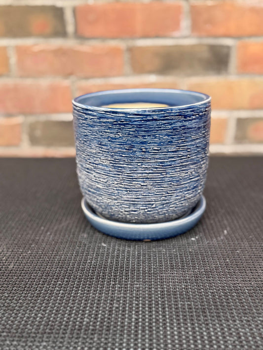 6" Naomi Planter - Blue