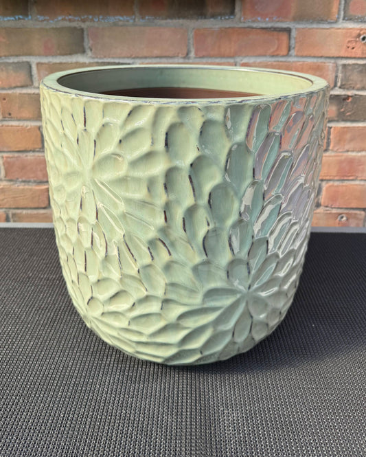 14.75" Fauna Planter - Chalk Green