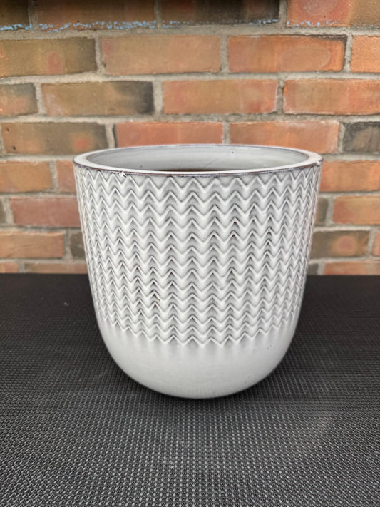 10" Myan Planter - White