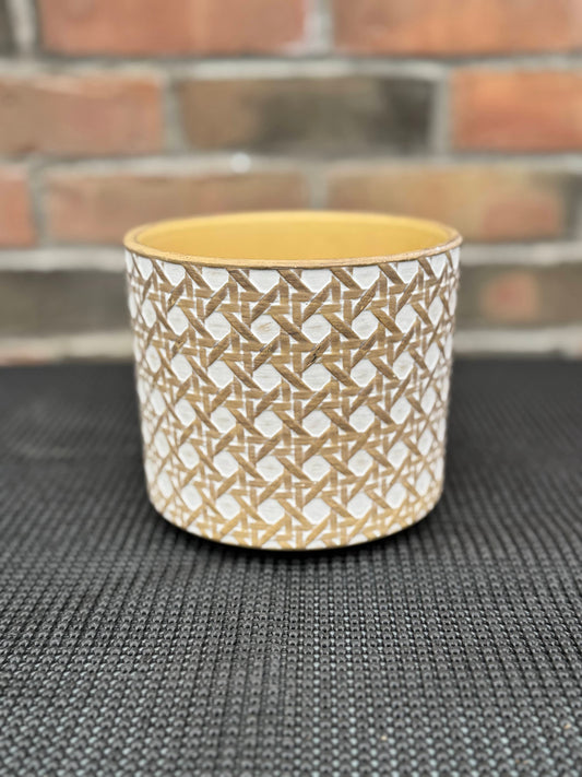 5" Basket Weave Planter