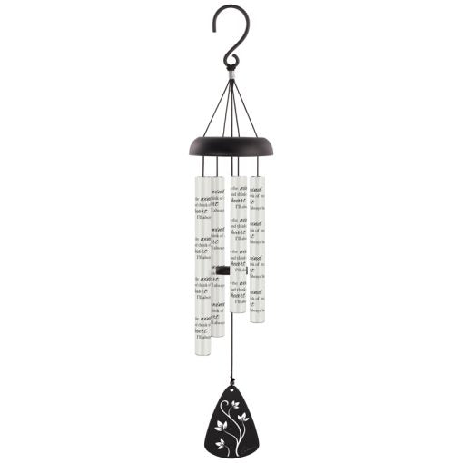 21" Cream Sonnet Chime - "Listen to the Wind"
