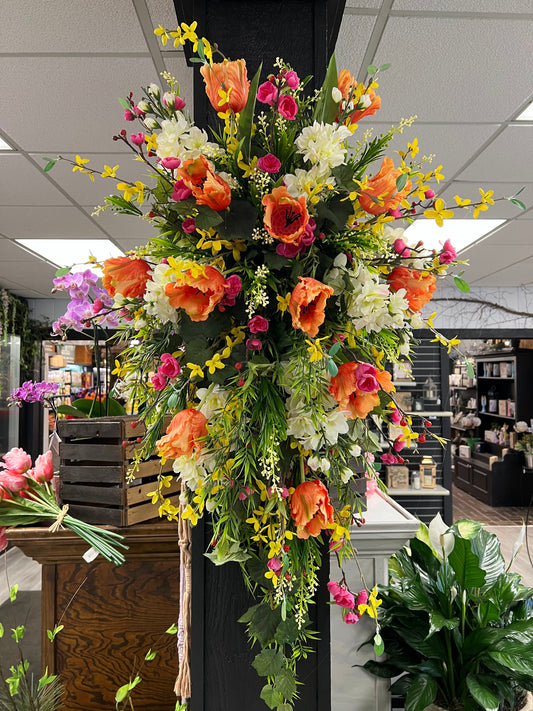 Pink, Orange, White, & Yellow