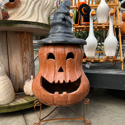 Squatty Pumpkin Chimenea 34"
