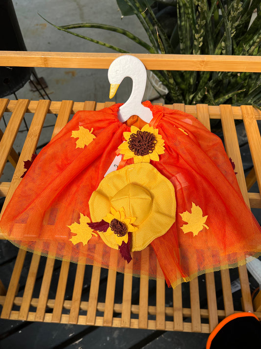 Fall Leaf Dress - Giddy Outfit