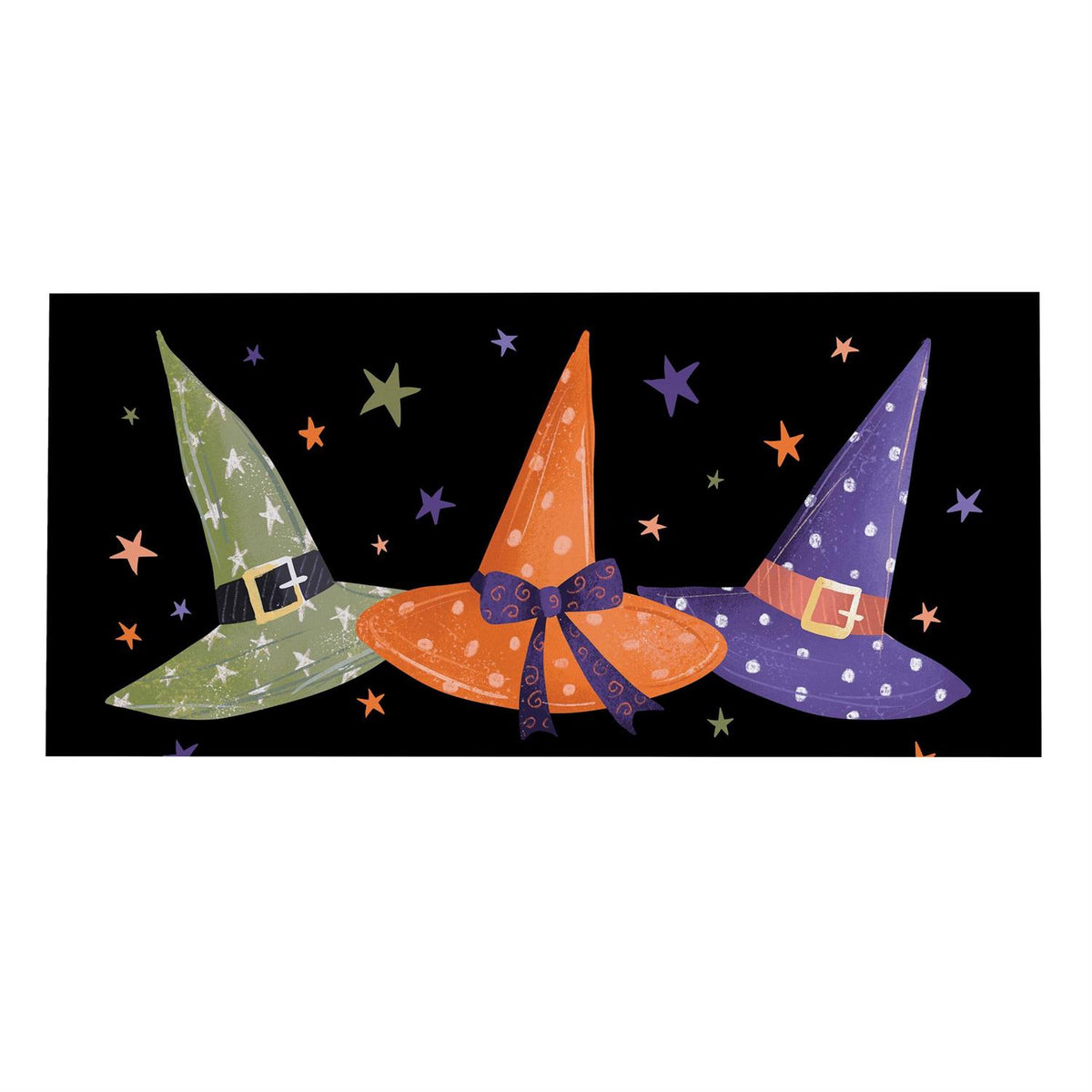 Haunted House Witch Hats Sassafras Switch Mat