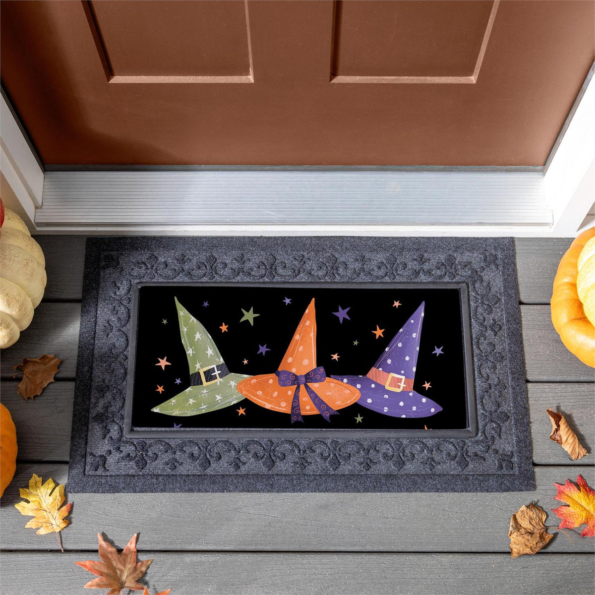 Haunted House Witch Hats Sassafras Switch Mat