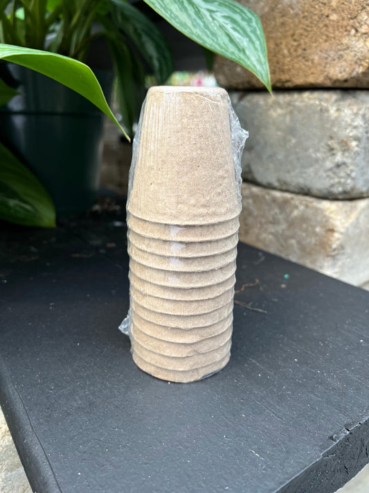 2.4" Fiber Pot - Set of 12