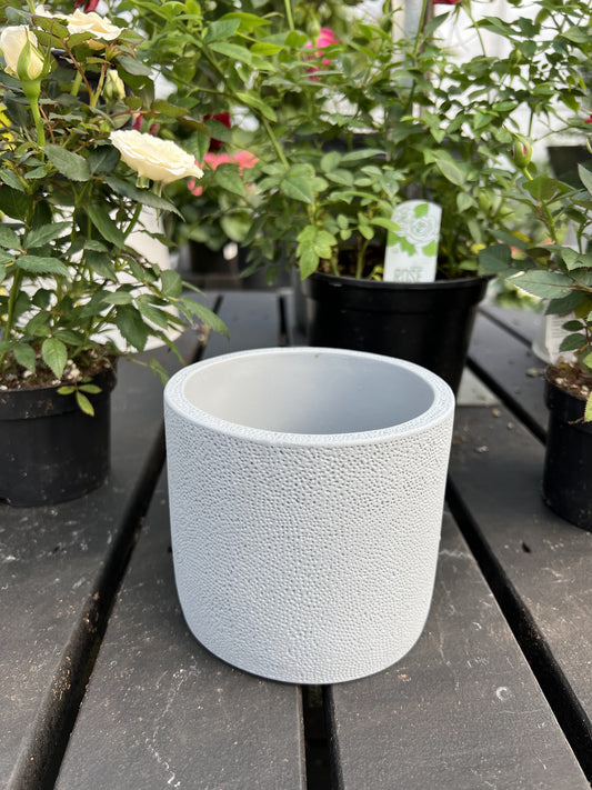 4.72" Round Cement Planter