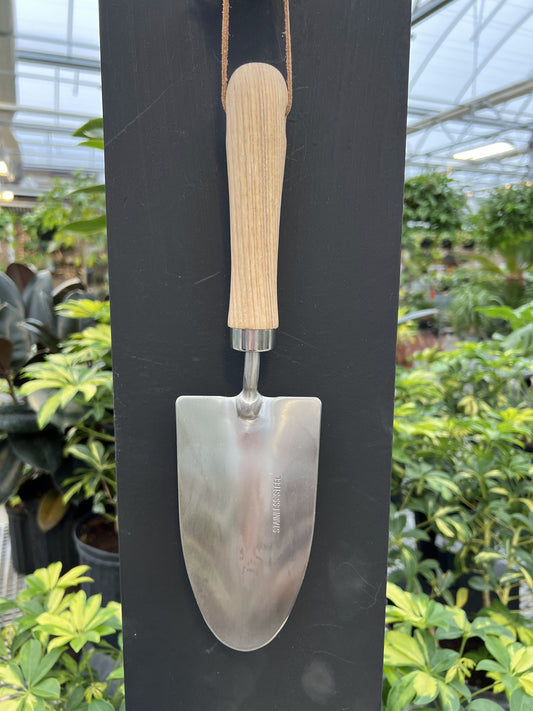 Trowel with Wooden Handle
