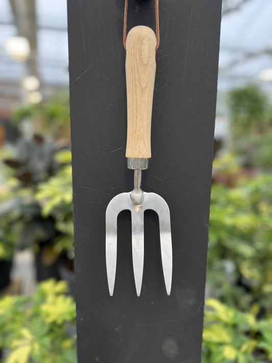 Garden Fork with Wooden Handle