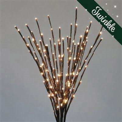 36" Warm White Twinkle Light Burst