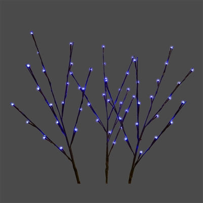 Blue LED Twigs - Set of 3