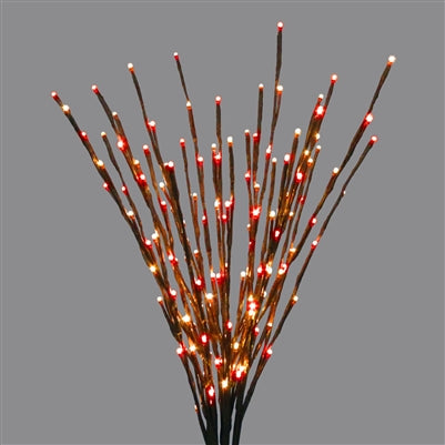 36" Red & Warm White Light Burst