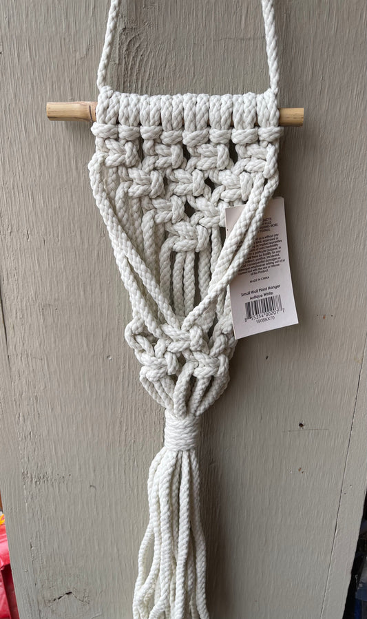 Macrame Wall Planter - Small