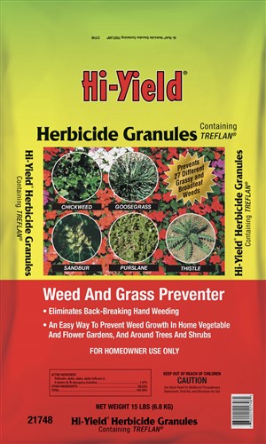 Herbicide Granules Weed & Grass Preventer - 15lb